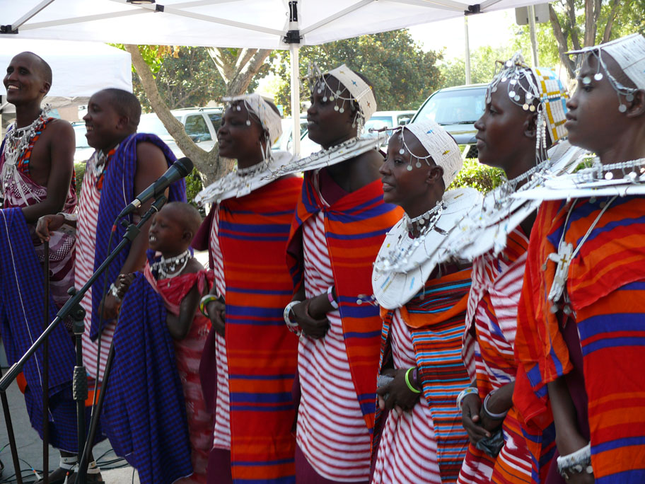 Singing at the Farmer's Market