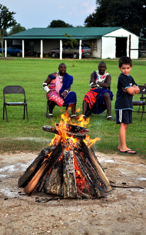 We enjoyed the fire and the company of new friends