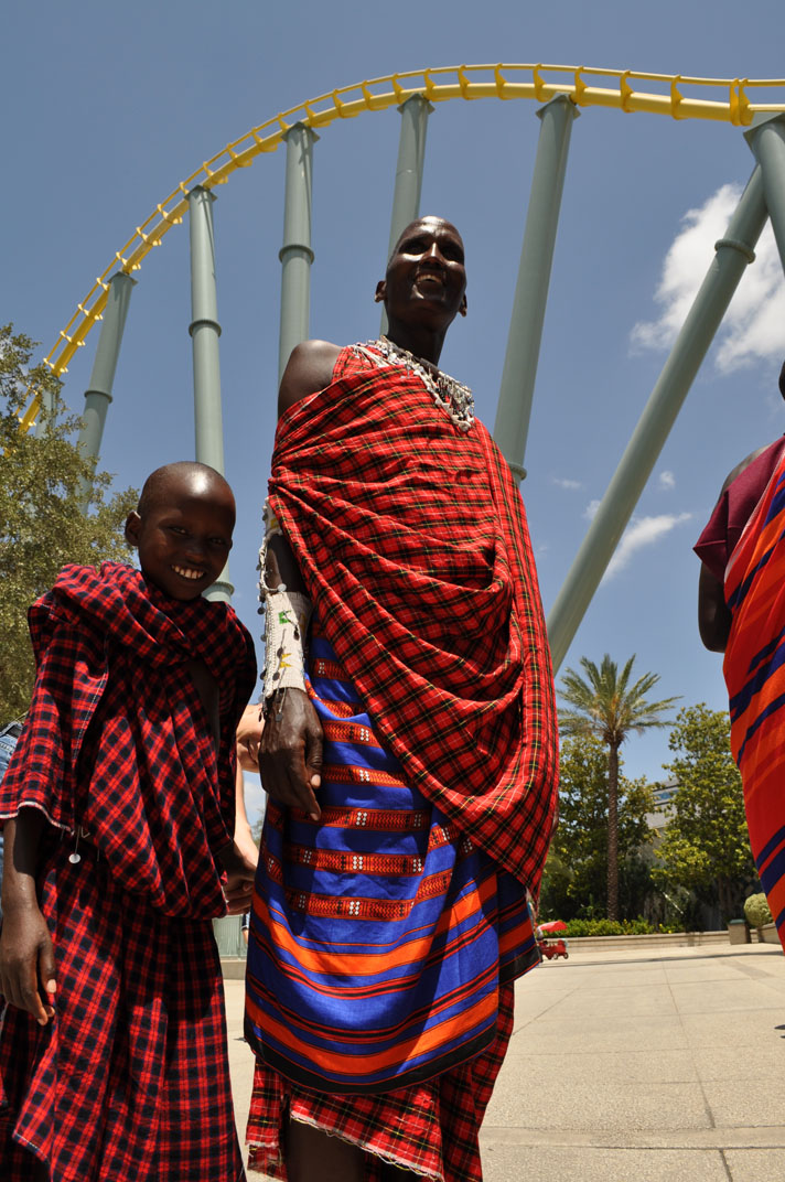 Isack and Mathayo and the Steel Eel... before they rode it.
