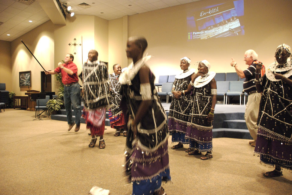 (please note Pastor Crowe jumping on the far left)