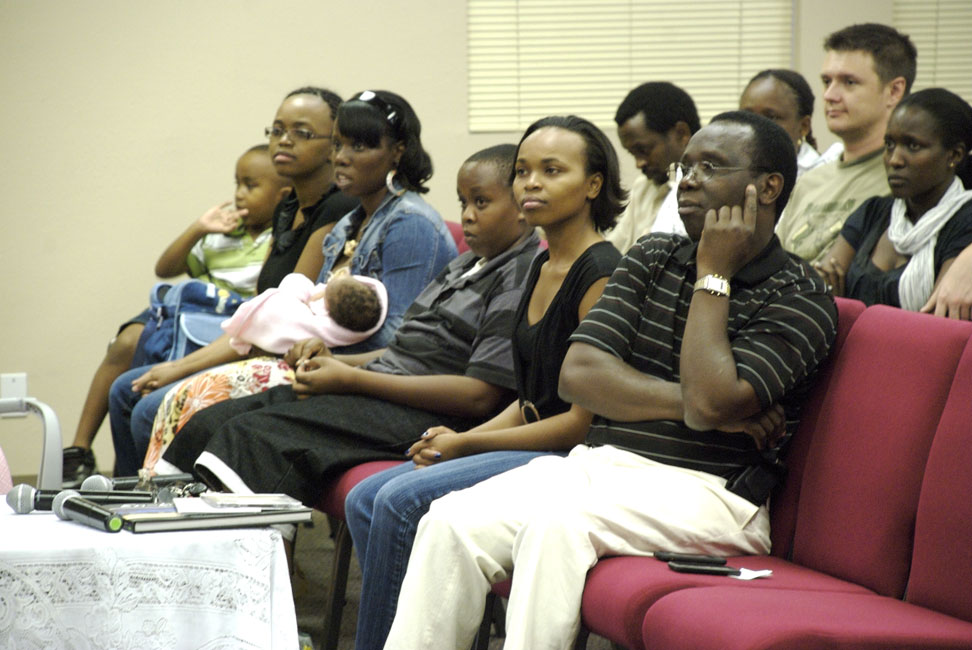 Pastor King'ori enjoying the En-kata Choir