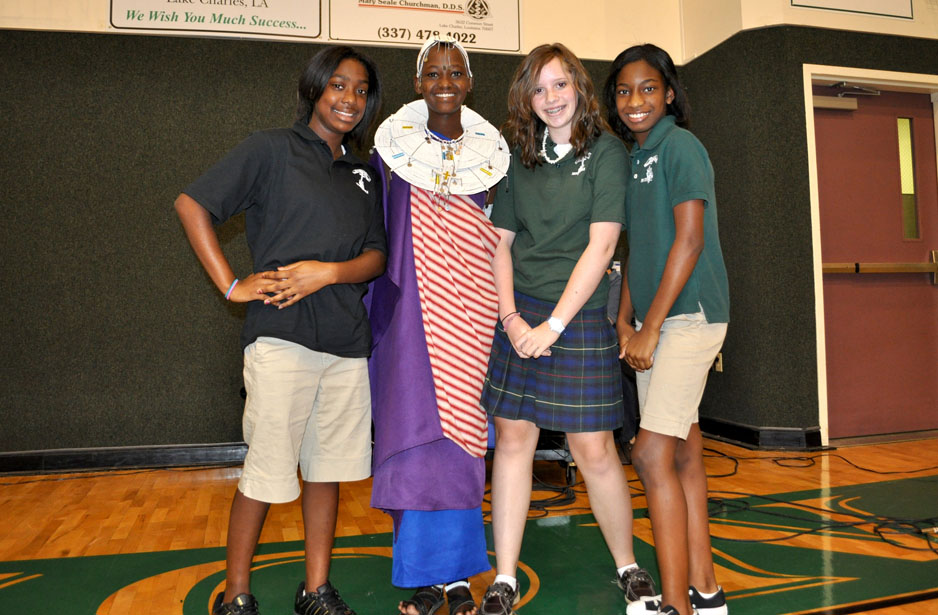 Sifa and her dancing friends