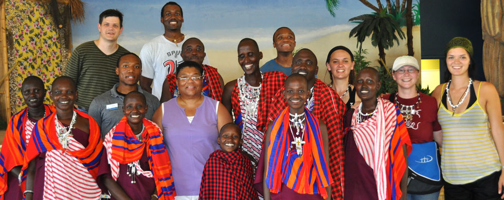 The Whole Lot of us: 9 Maasai (Masai) and Friends!