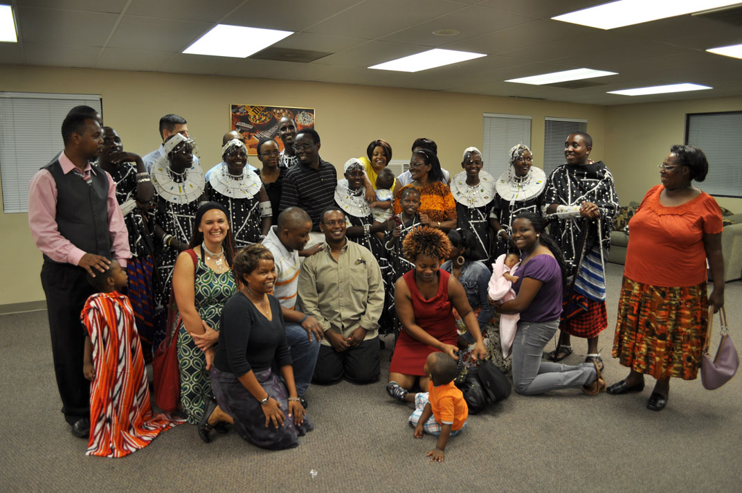 Our Swahili / Maasai family in Dallas, TX