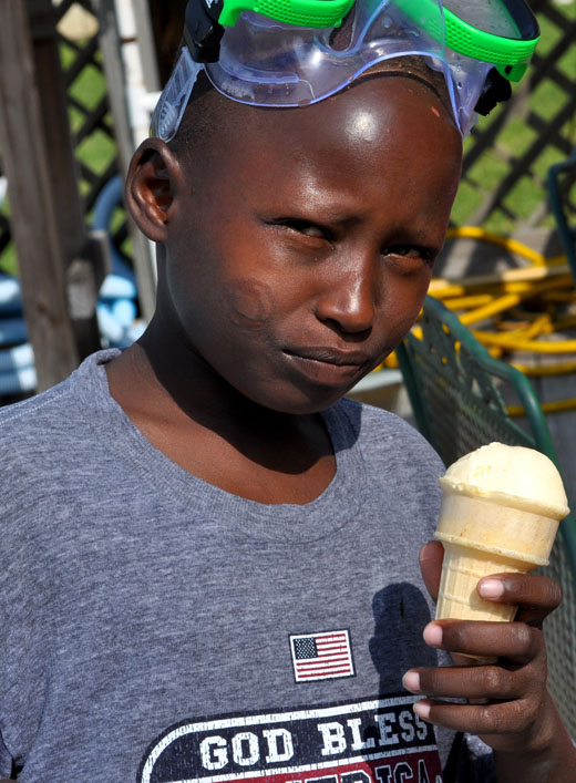 Icecream Cones! (Mathayo was a big fan)!