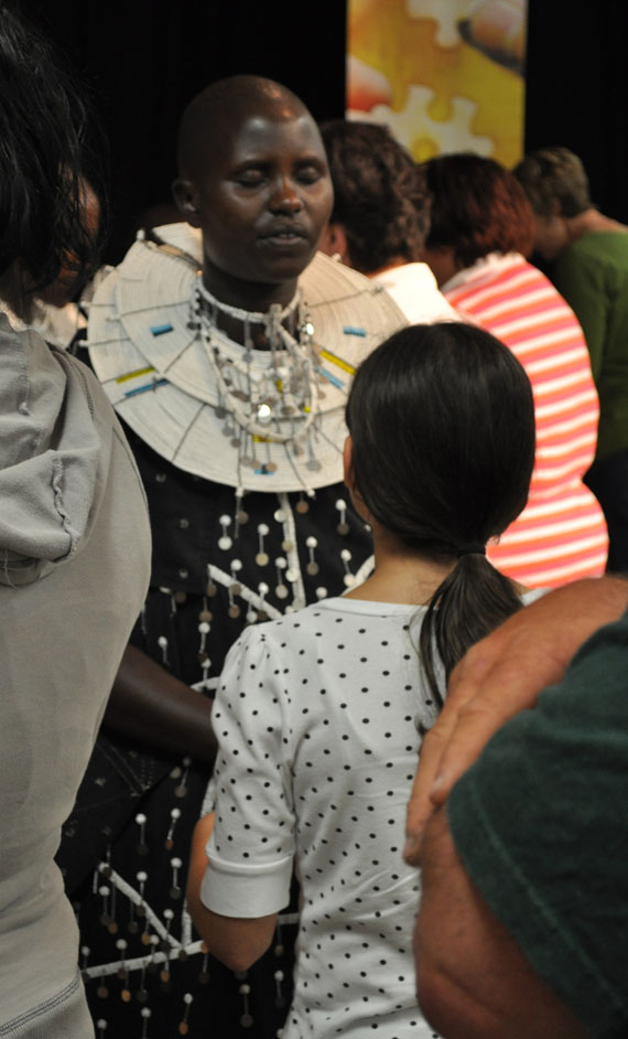 We had such a sweet time of prayer when we finished singing.