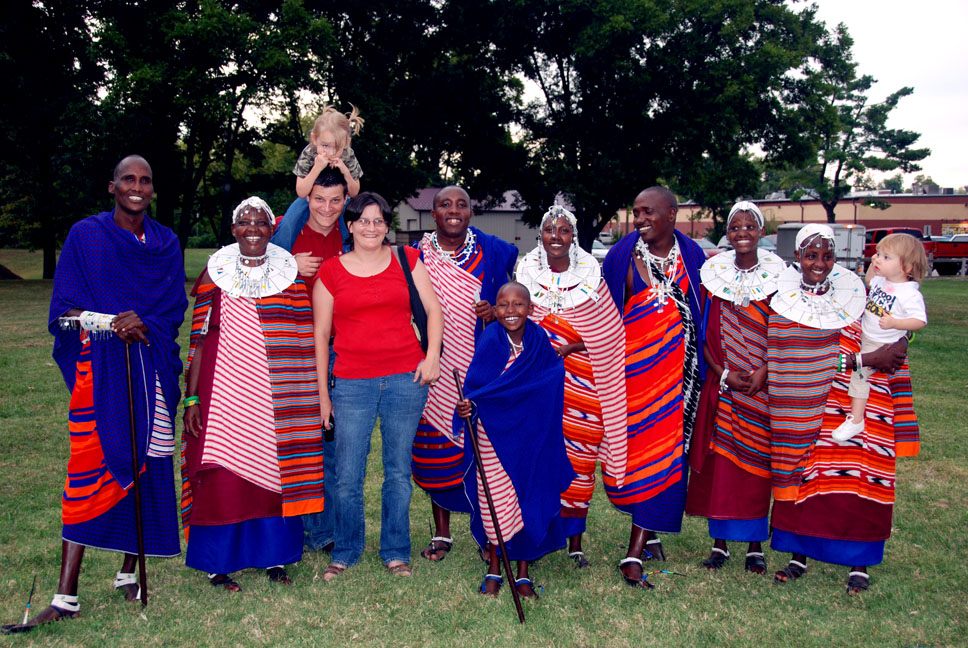 beth and family and maasai