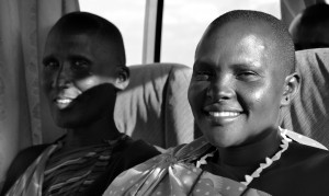 On the bus from Arusha